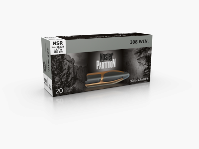 S&B Munitions de Fusil .308 Win. 11,7 g / 180 gr Nosler Partition