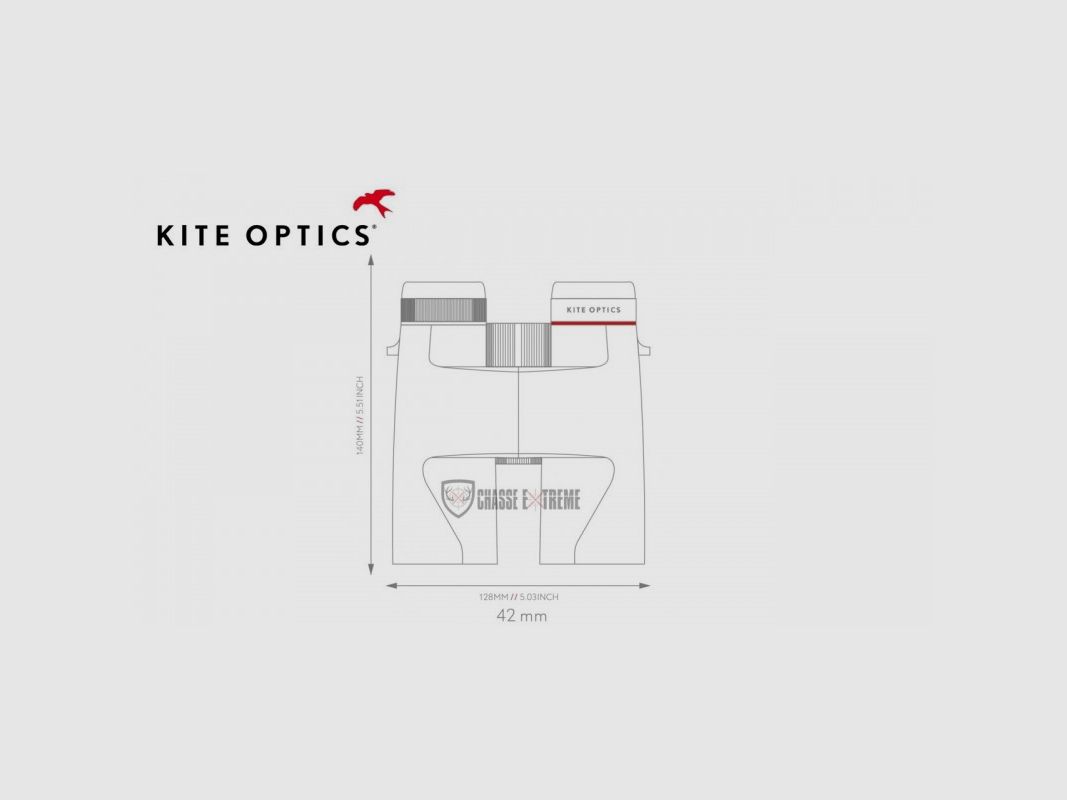 Binocolo KITE Lynx Hd+ 8x42, immagine 2 di 3