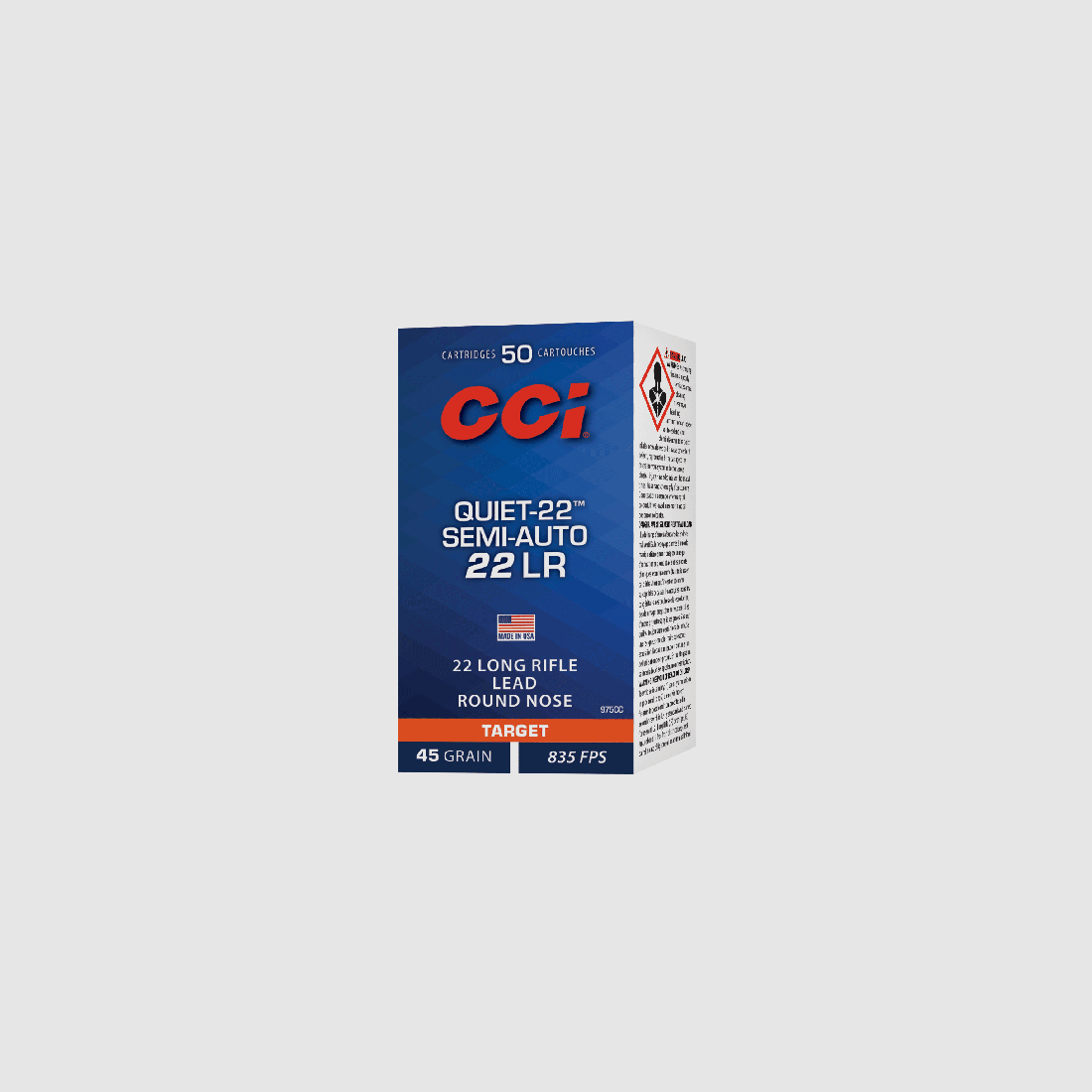 CCI C/22LR Quiet-22 Semi Auto 45 grains – Box mit 50