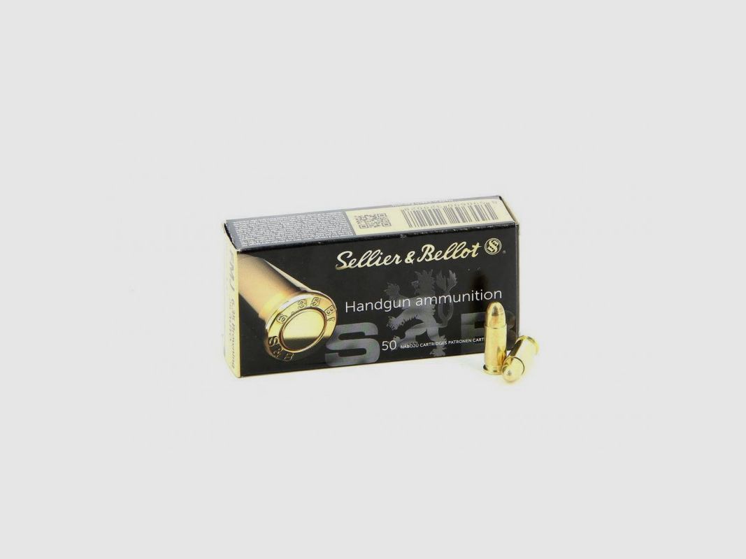 BOITE DE 50 CARTOUCHES SELLIER & BELLOT CAL.6.35 BROWNING FMJ