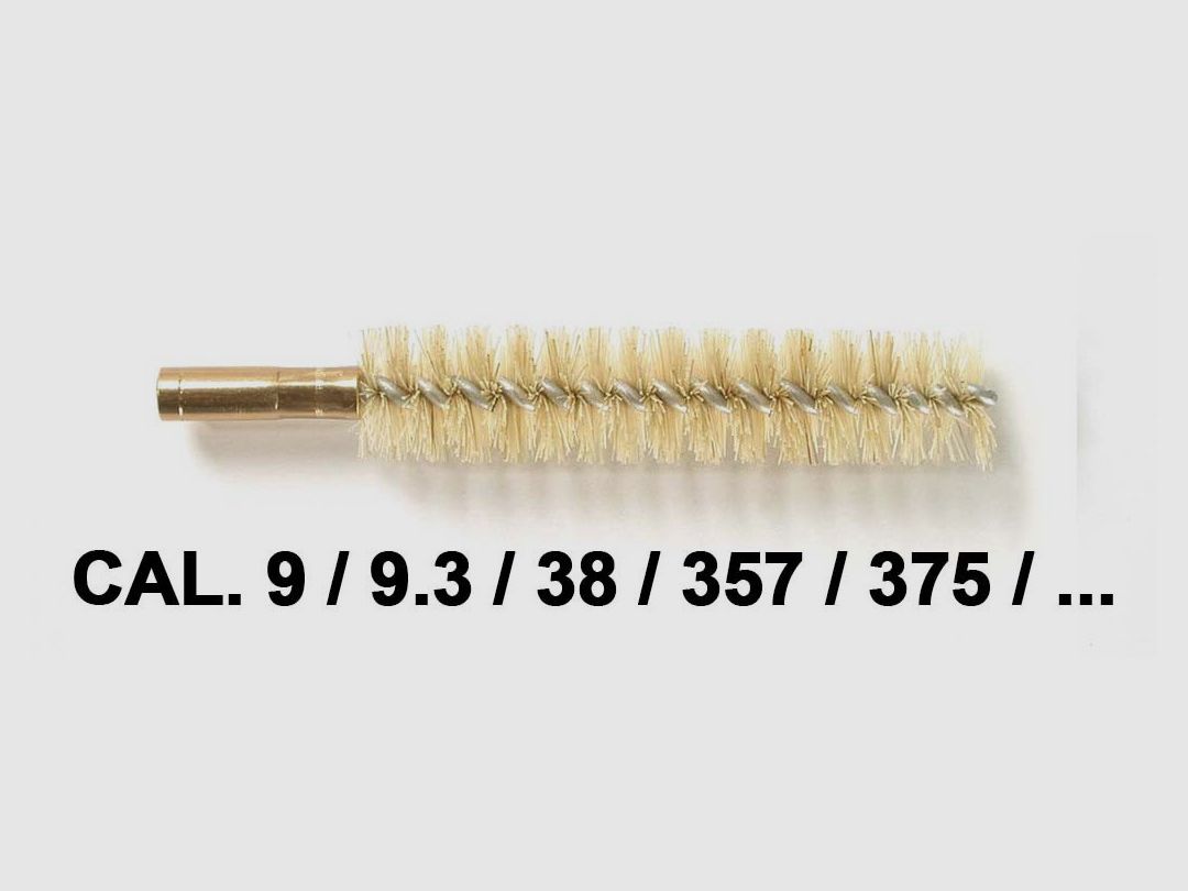Bürstenreiniger Kaliber 9mm / 9.3 / .36 / .38 / .357 / .375 - Einzelverkauf