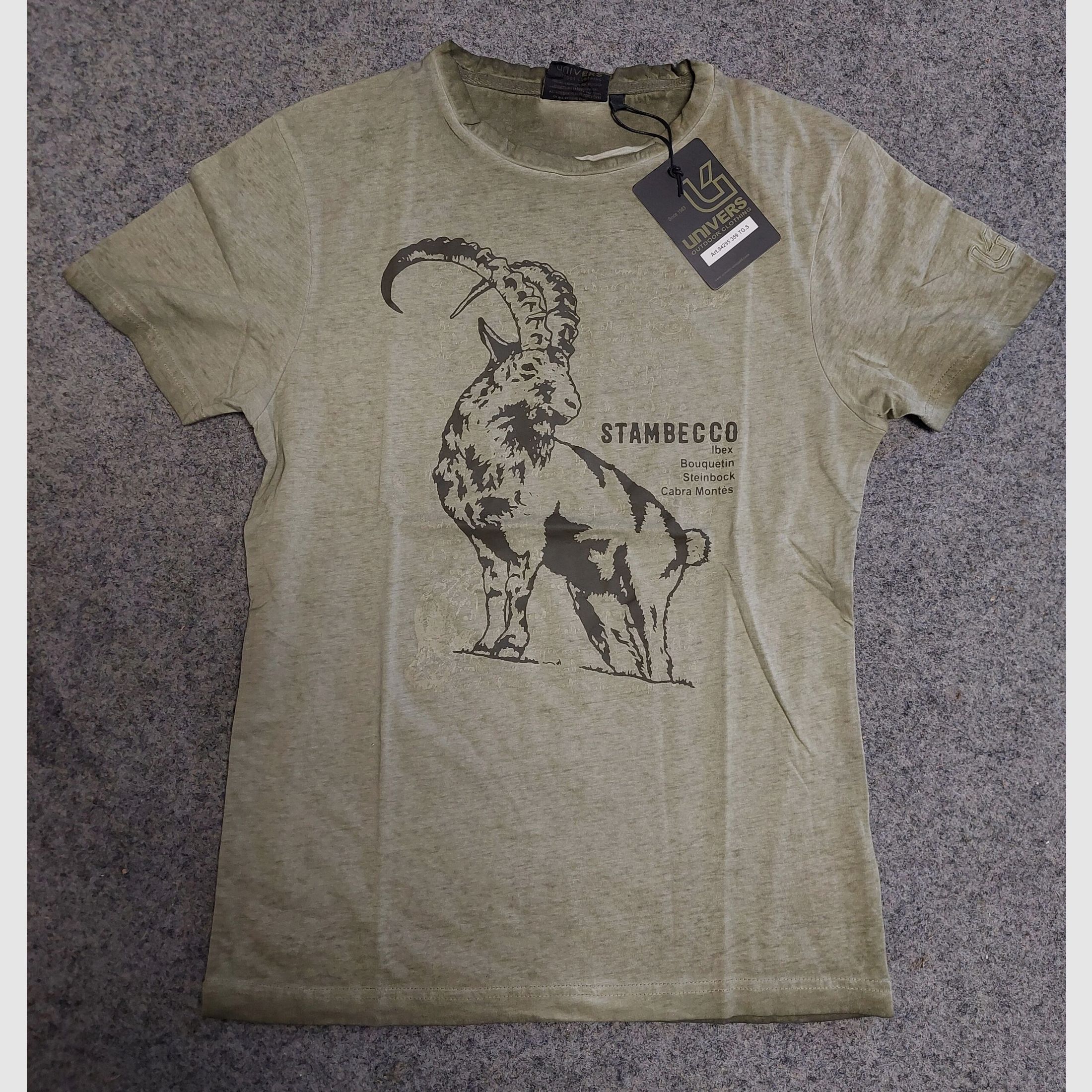 T-Shirt Univers mit Steinbock