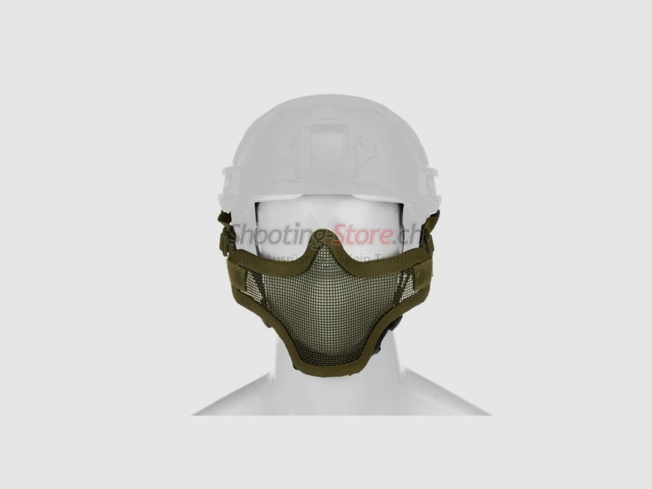 Invader Gear Steel Half Face Mask FAST Version OD