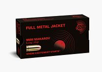 GECO kal. 9.. 9mm Makarov VM R-pistool 50 stuks 95 gr/6,15 g