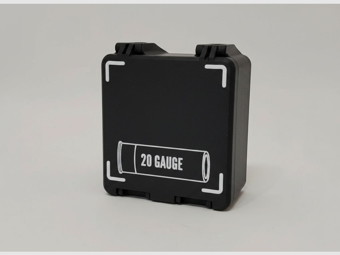 Filamelt Munitionsbox / 12 Gauge (.12/76 & .12/89) / 'Klapp- / Rastdeckel' / Patronenbox, Ammo Box