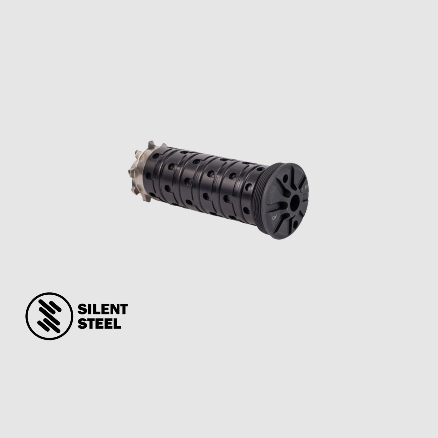 SILENT STEEL Compact Baffle Streamer QD 5.56 FDE, afbeelding 2 van 2