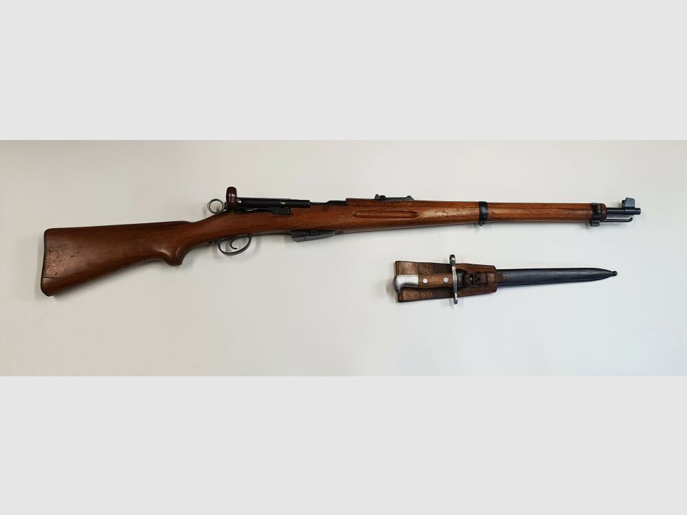 Waffenfabrik Bern Repetierbüchse Waffenfabrik Bern Schweizer K11 Kaliber 7,5x55swiss komplett nummerngleich + Bajonett