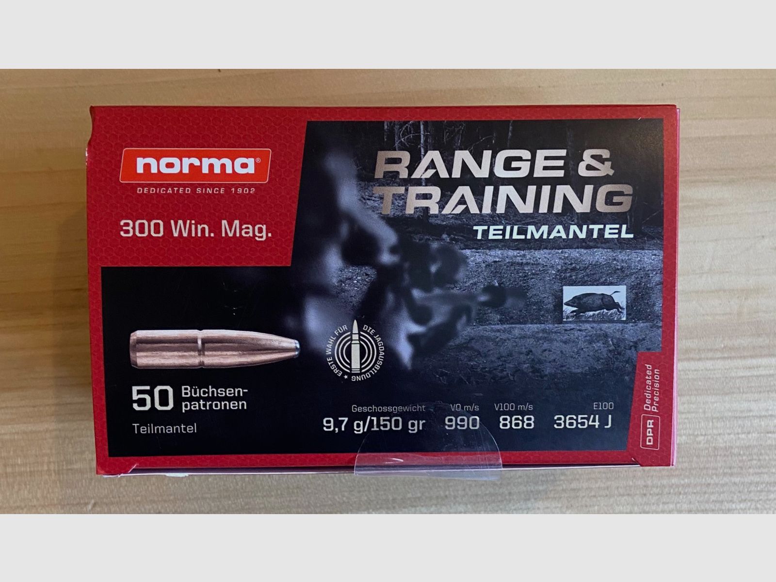 Norma Range & Training Kal. 300 WinMag - 9,7g / 150gr