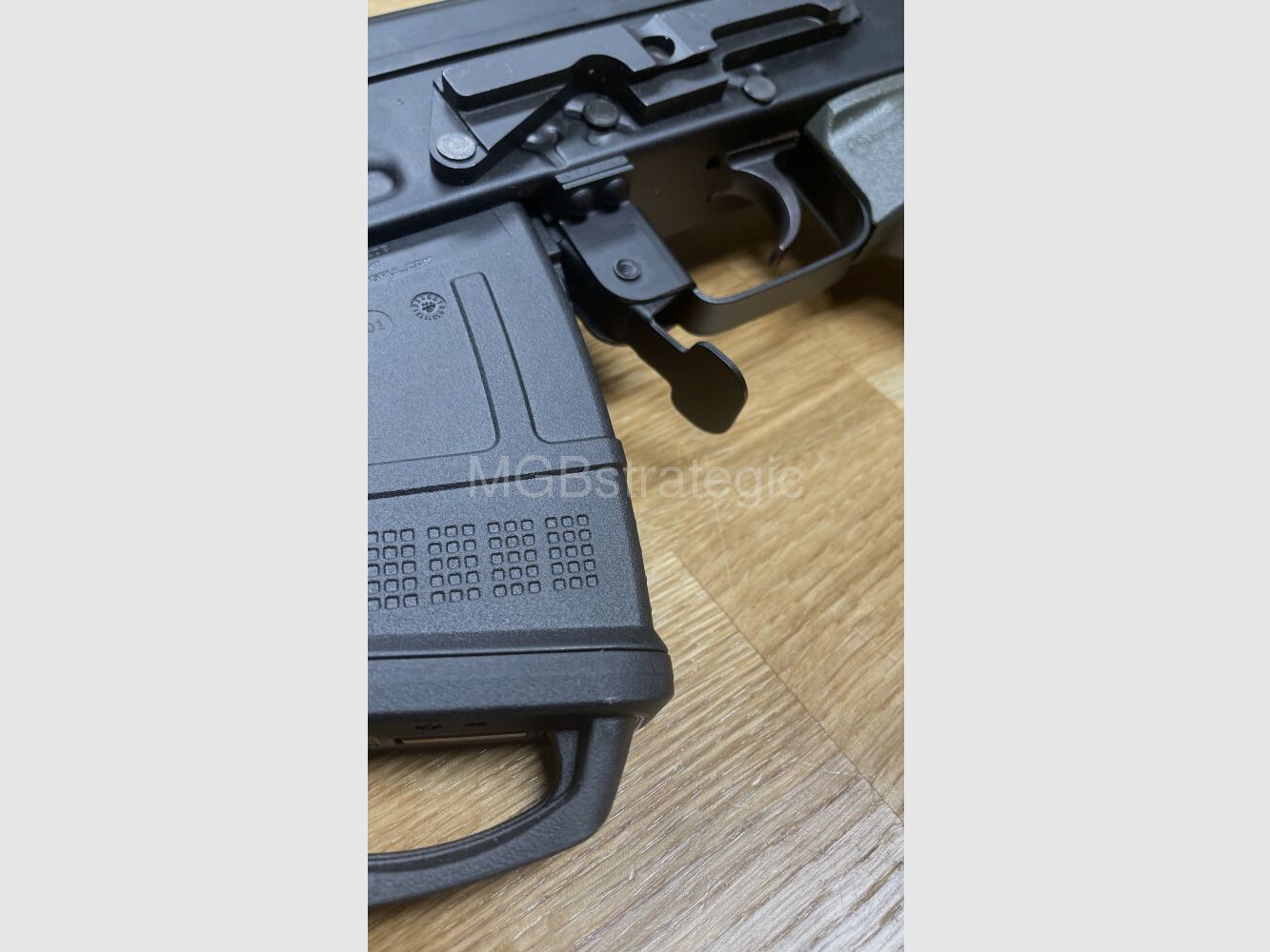 sportlich zugelassen! WBP Jack Sport - halbautom. Büchse 7,62x39 OD Green mit Schubschaft! - System AKM AK47 AK74 // Anbauteile grün