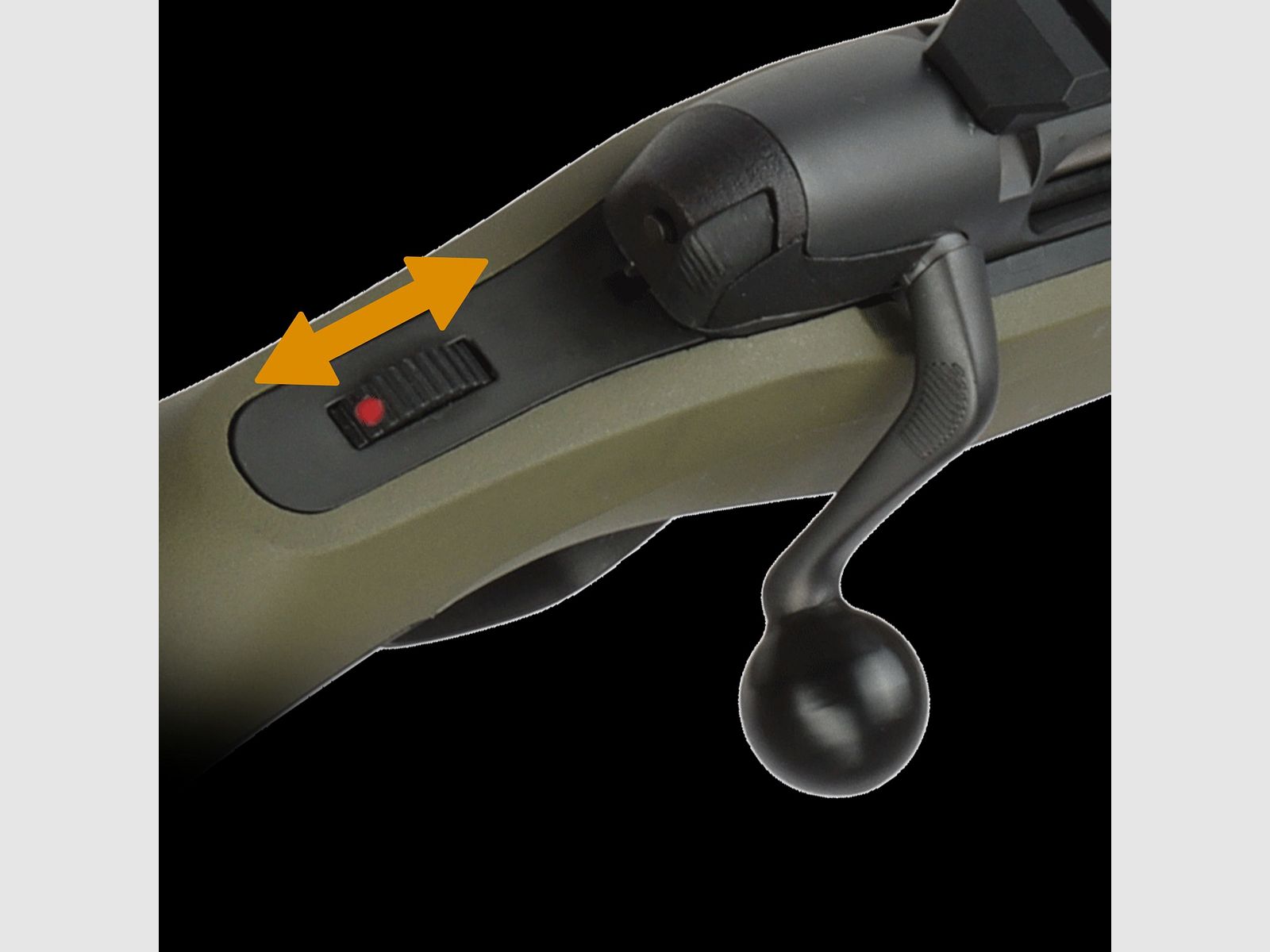 Steyr RMS Wild Geradezugrepetierer .308 Win LL 470 mm grün, Bild 12 von 15