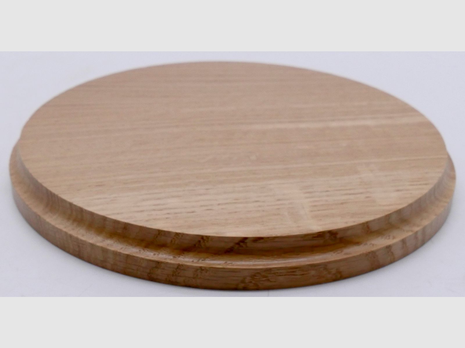 Runde Eichenholzschilder für Keilerwaffen Hell 17 cm