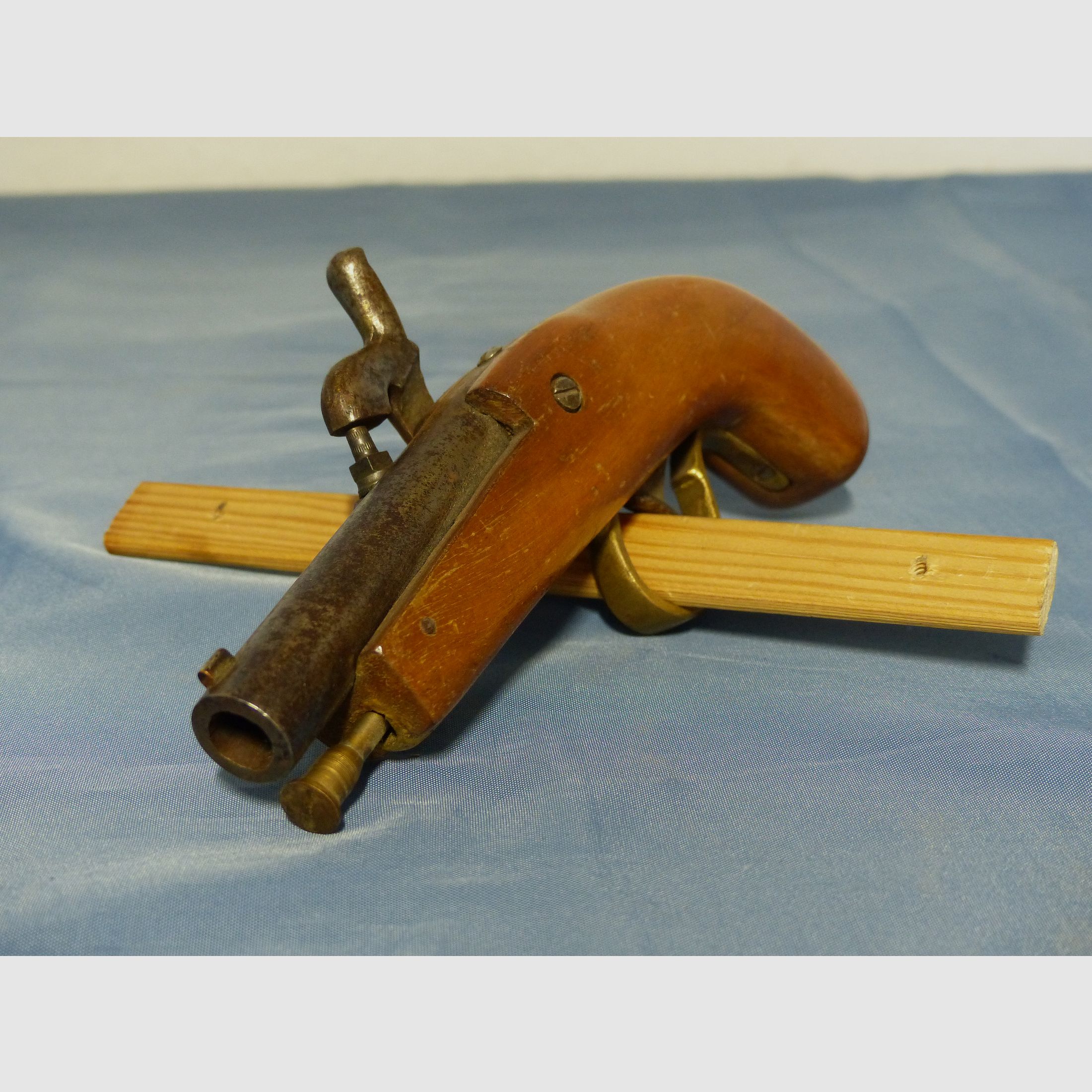 Vorderlader Perkussion Pistole Derringer antik vintage