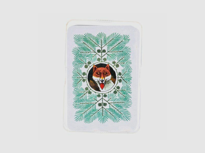 Card game Souvenirskat Skat with hunting motifs - French