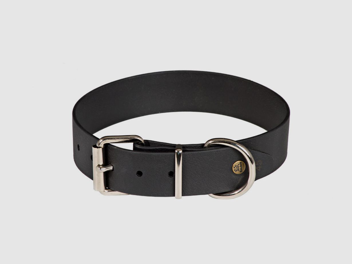 Collier AKAH BioThane noir