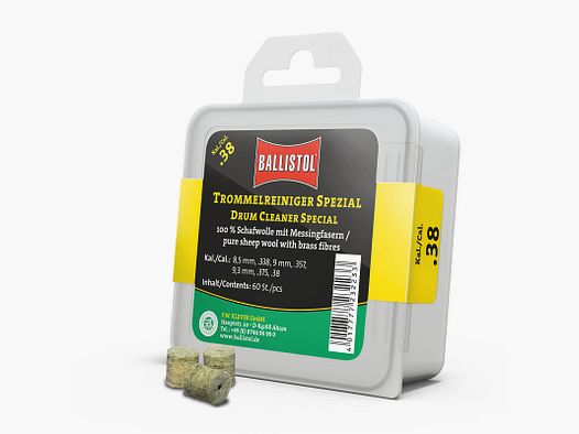 BALLISTOL Filz-Trommelreiniger Spezial / 60 Stk.