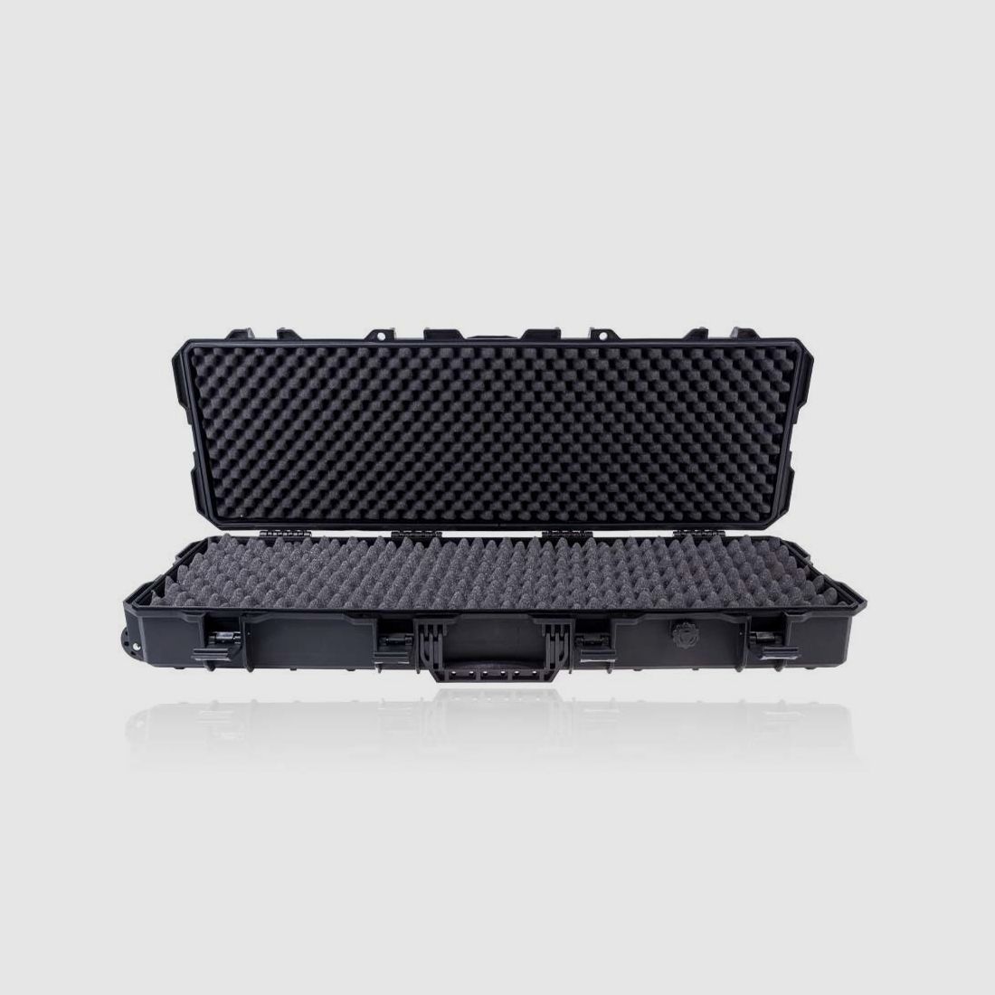 Phylax Waffenkoffer 100 cm Wave Foam / Schwarz