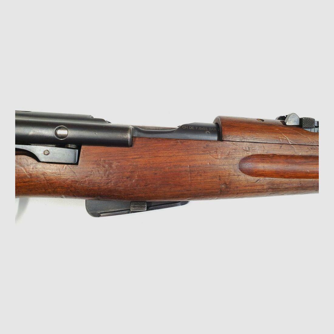 Fabryka broni Bern karabina powtarzalna Fabryka broni Bern Szwajcarski K11 Kaliber 7,5x55 szwajcarski kompletny z dopasowanymi numerami + bagnet