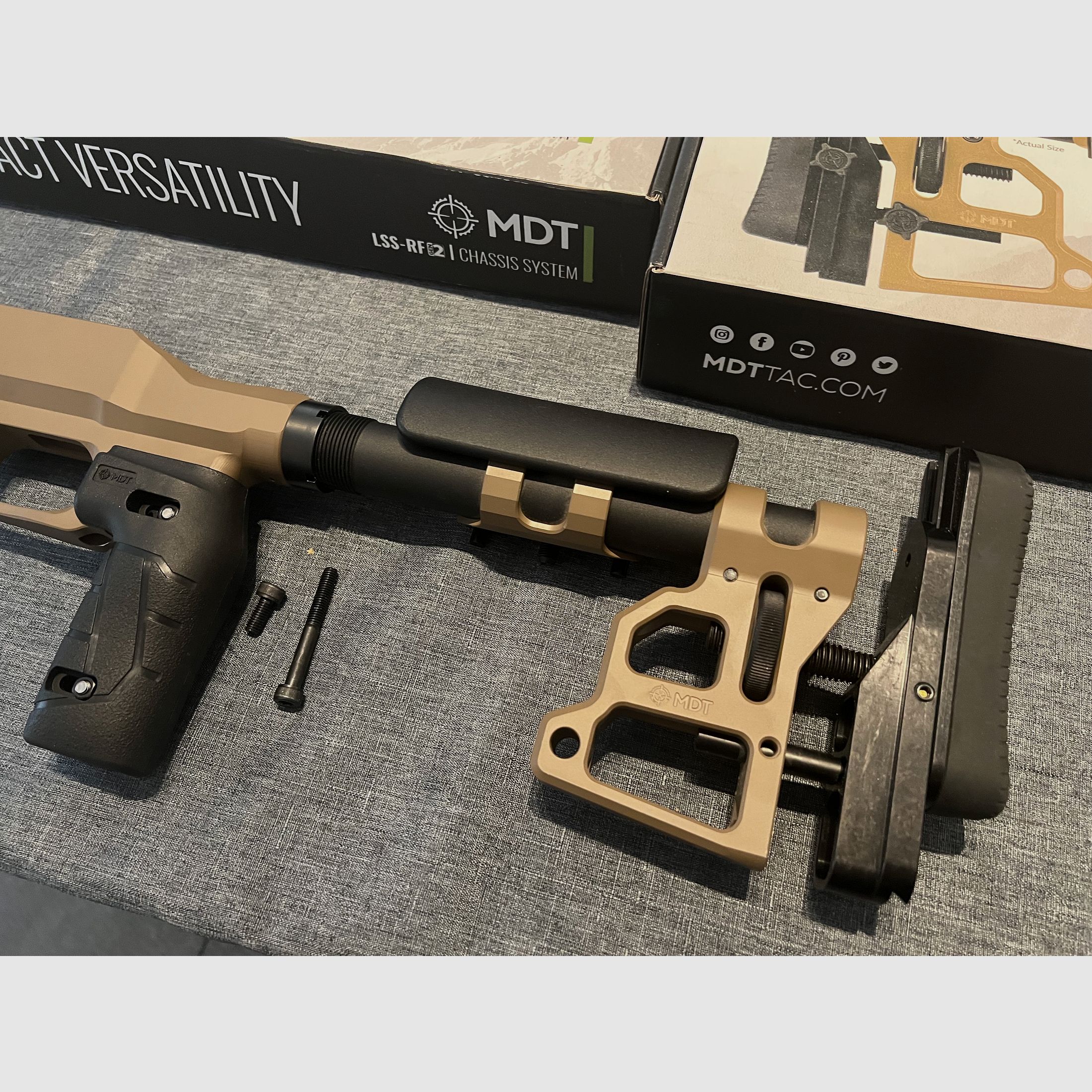 MDT stock system for Tikka T1X complete - as good as new!