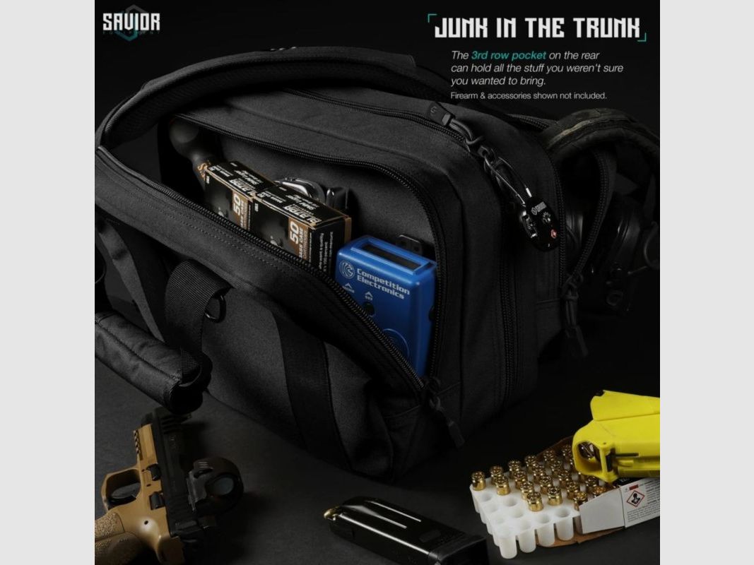 Savior – Mini-Pistolenschießtasche Specialist Schwarz, Bild 5 von 5