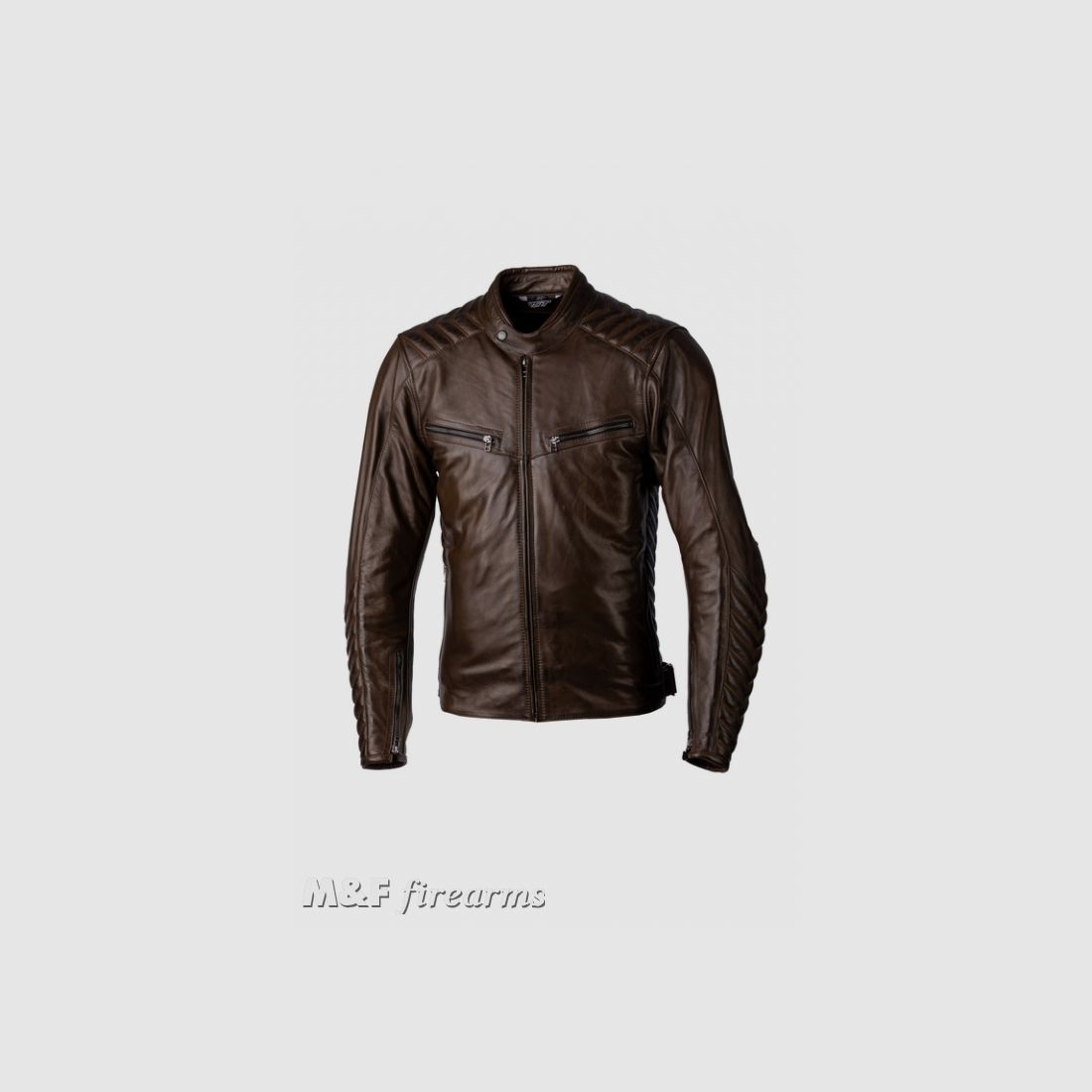 Herren RST Roadster 3 CE Biker Leather Jacket - Brown Größen S - 4XL