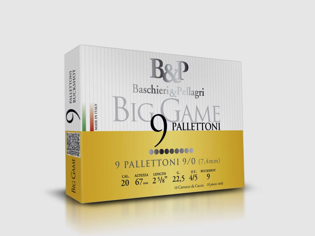 Cartuchos de caza BASCHIERI & PELLAGRI (B&P) BIG G.PALLET (8P) 12 11/0 CU, imagen 13 de 14