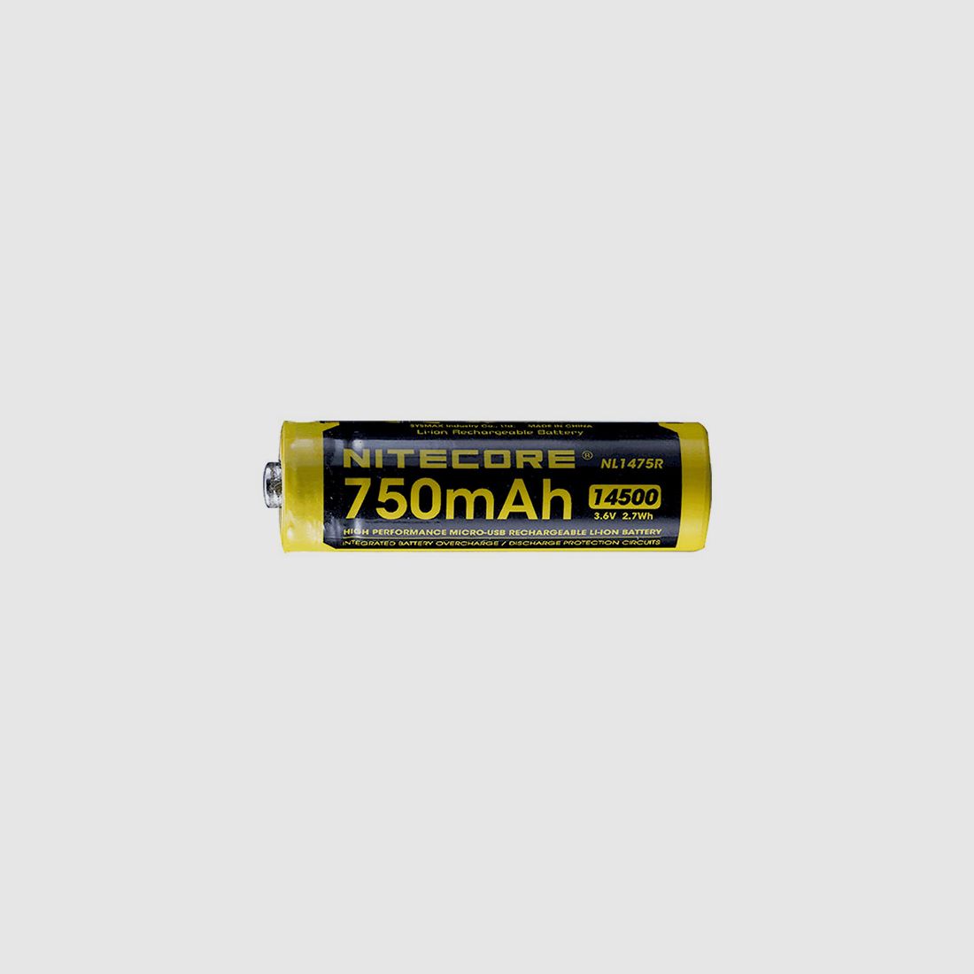 Accu Nitecore Li-ion 14500 Port Micro-USB