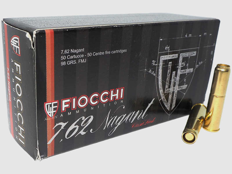 Fiocchi 7,62 Nagant 97gr FMJ – 50er