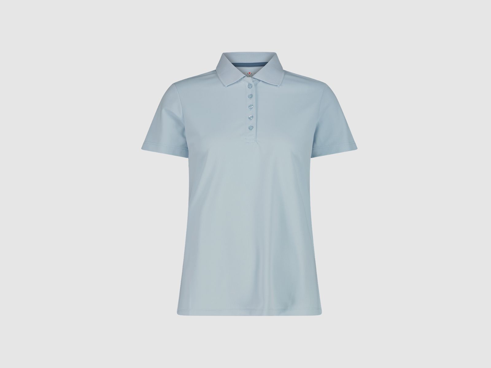 CMP Einfarbiges Pique-Poloshirt Sky Blue