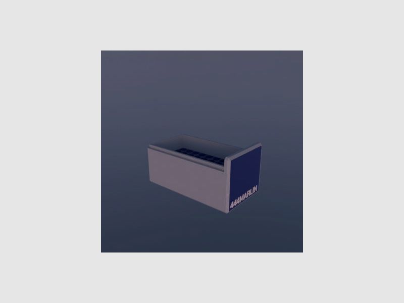 Filamelt ammunition box / .444 Marlin / 'sliding lid' / cartridge box, ammo box