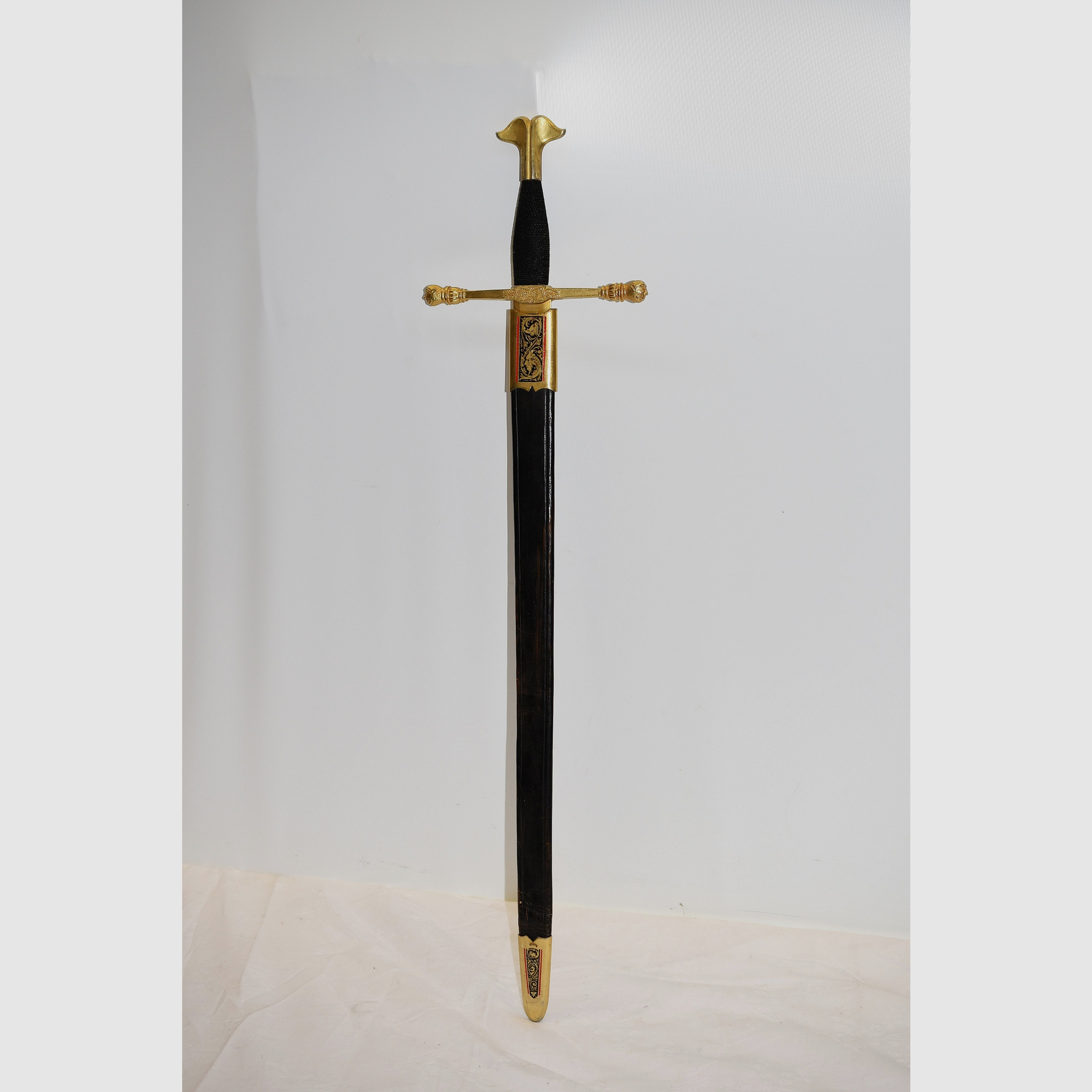 Renaissance-Schwert, Goldenes Schwert Carlos V, Kaiser Karl V, Toledo Gesamtlänge 74 cm