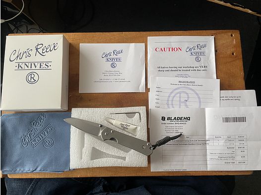 Chris Reeve "Small Sebenza INSINGO"  Tadchenmesser, komplett