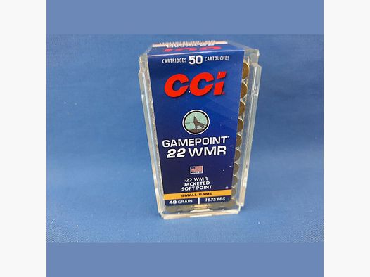 CCI 22 WMR Gamepoint 2,6g/40gr JSP
