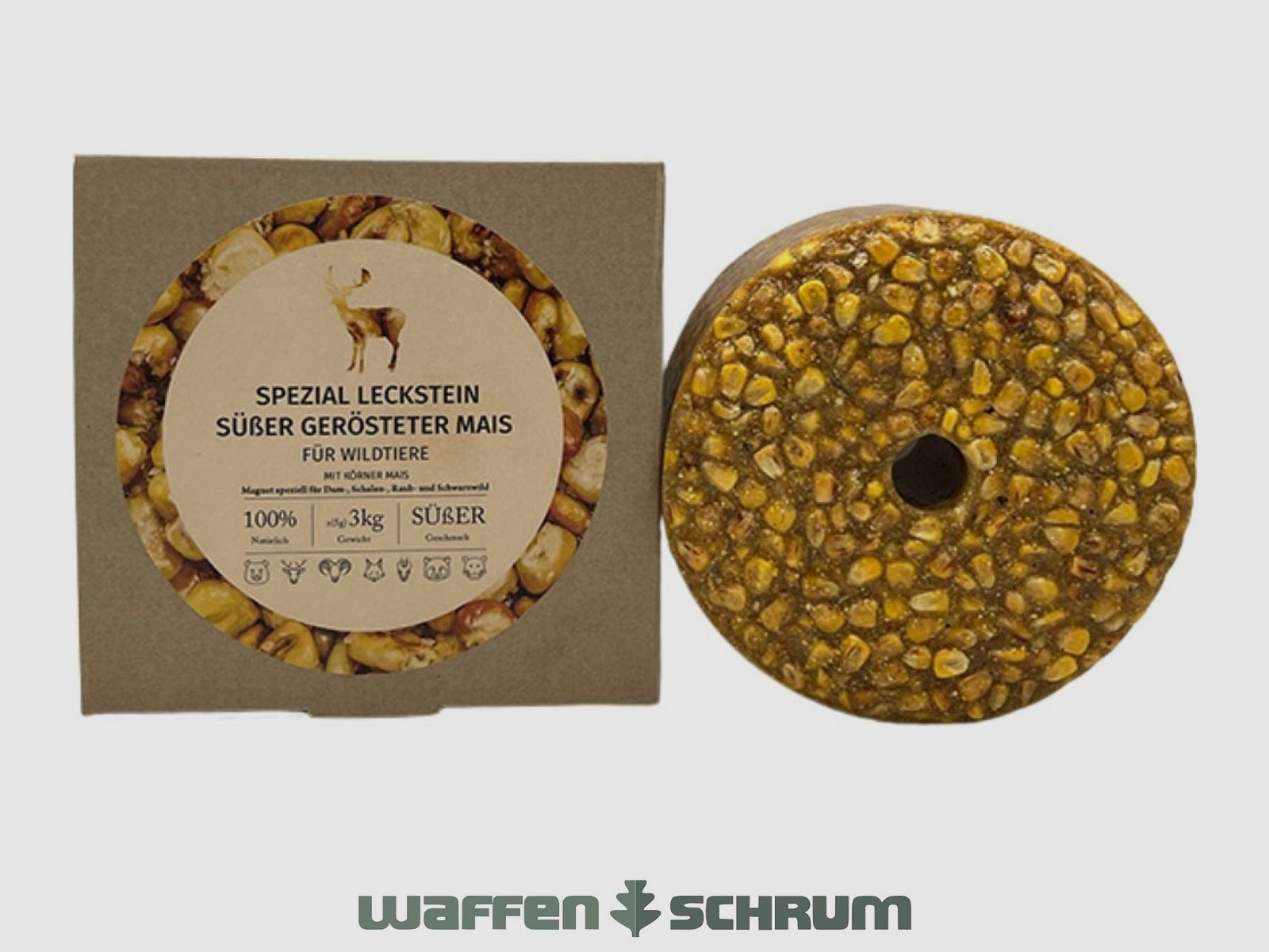Sucette spéciale pour gibier 3 kg Maïs grillé sucré