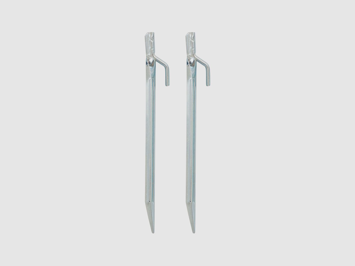 Highlander Forces V-profile tent pegs 21.5cm 10-piece set steel