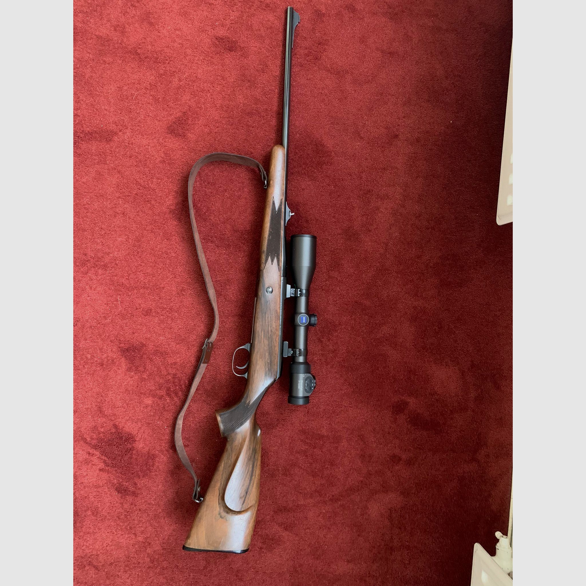 Mauser 225 7x64 / zeiss Duralyt 3-12x50 (Lichtpunkt) mit EAW Schwenkmontage