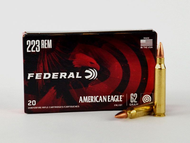 FEDERAL .223 Remington, American Eagle FMJ 62 grs 1 Packung (20 Schuss á 0,895 €*)