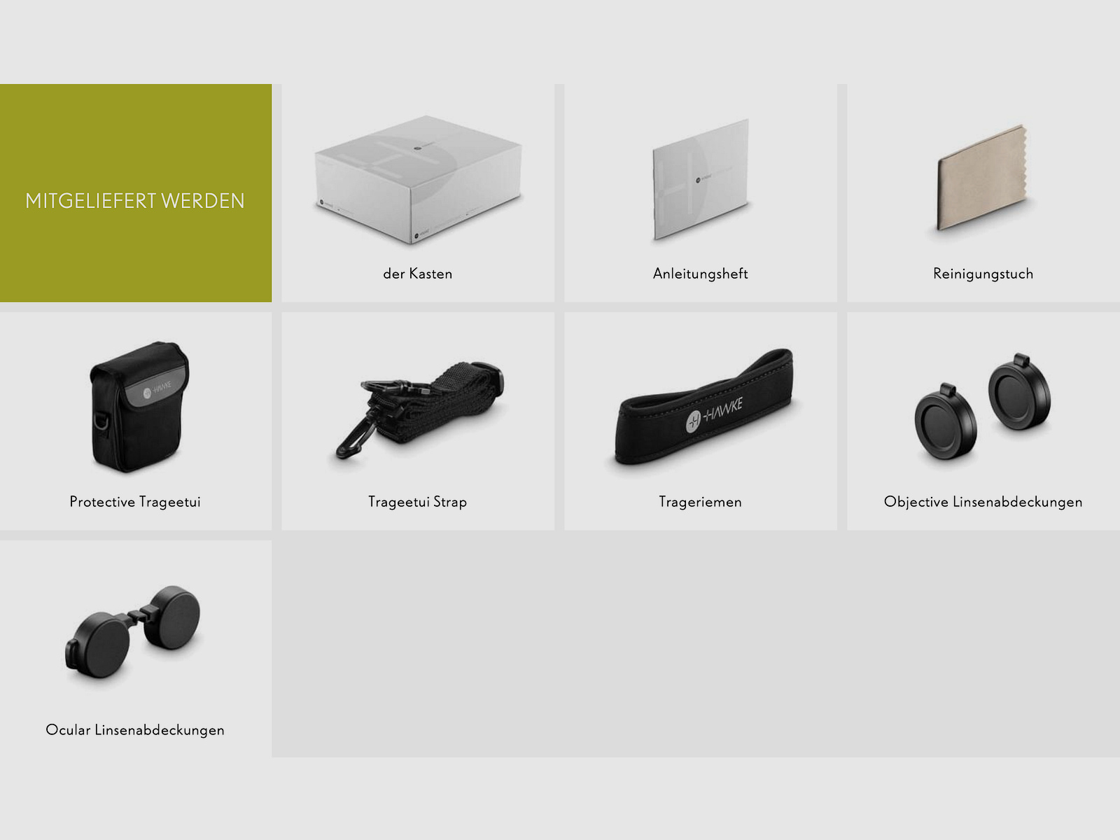 Hawke 35100 Nature Trek 8x32 binoculars with carrying strap