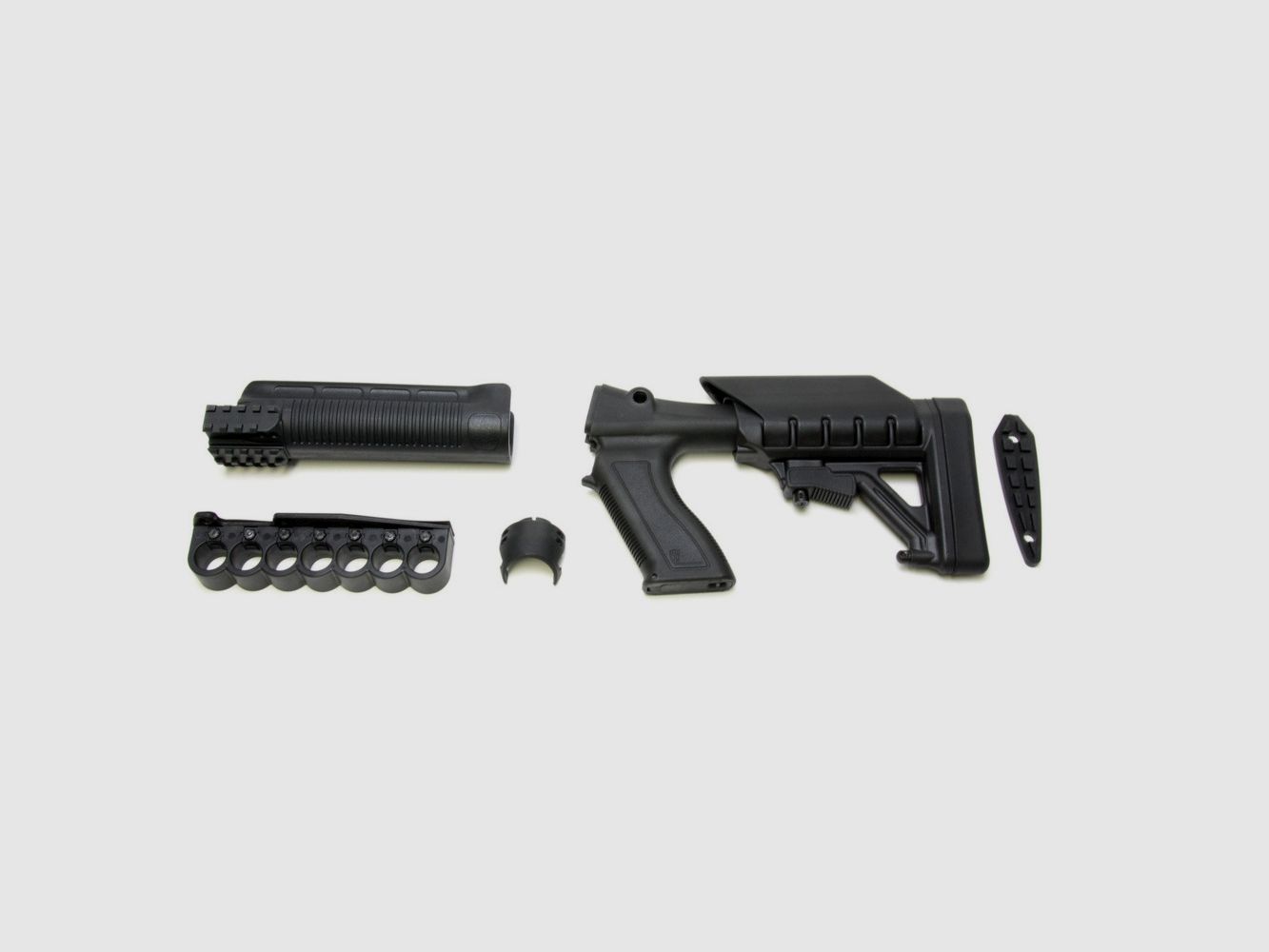 Archangel 500SC Tactical Shotgun Stock System (Mossberg 500/590) - Black Polymer