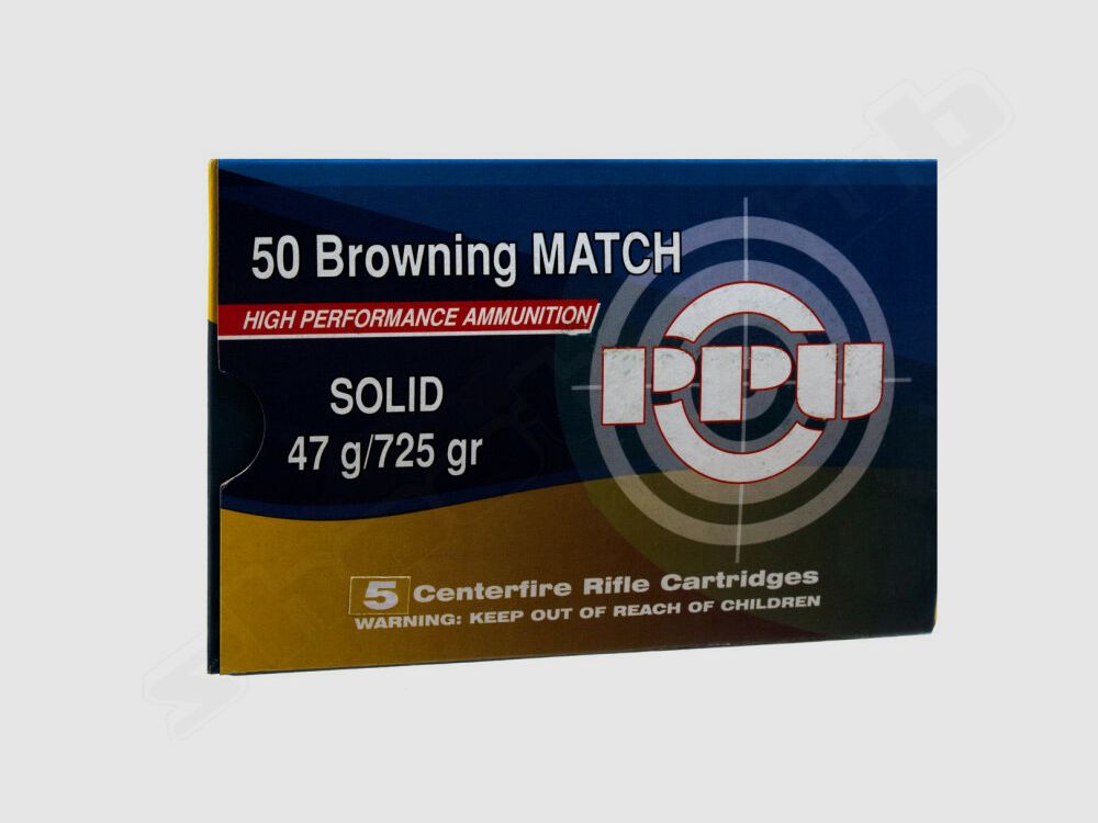 PPU - Prvi Partizan FMJ 725grs 5St .50BMG