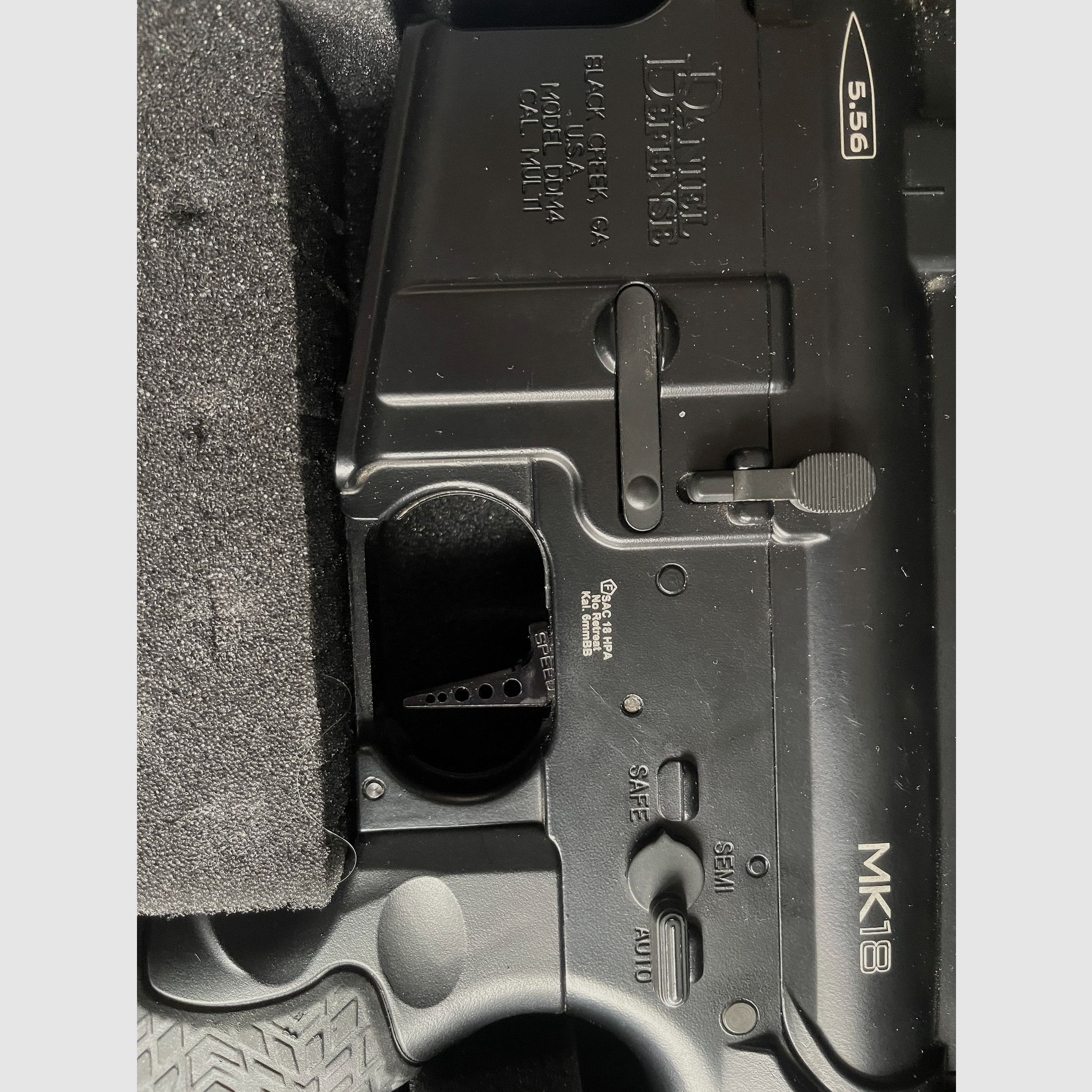 Daniel Defense MK18 HPA Sac