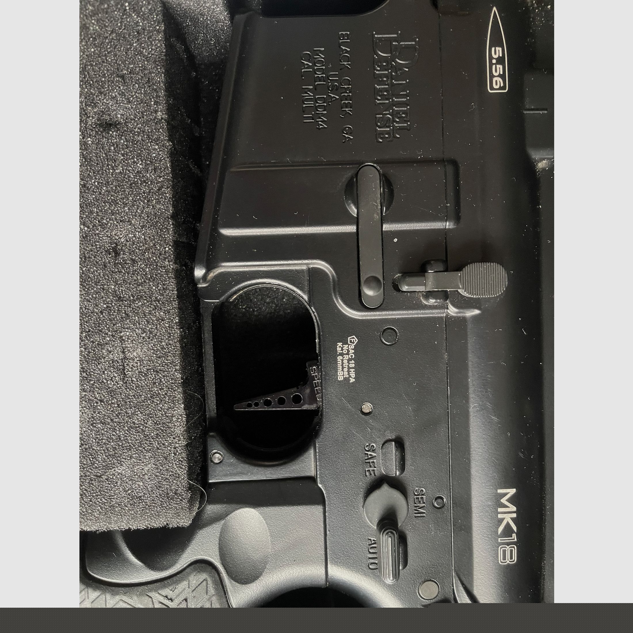 Daniel Defense MK18 HPA Sac