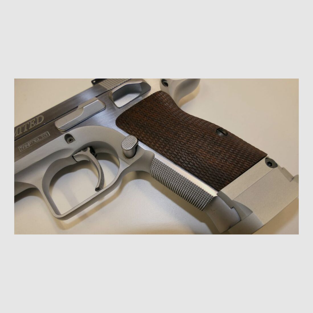 Tanfoglio pistols, Tanfoglio Limited Custom, used .45Auto, .45ACP with spare magazine