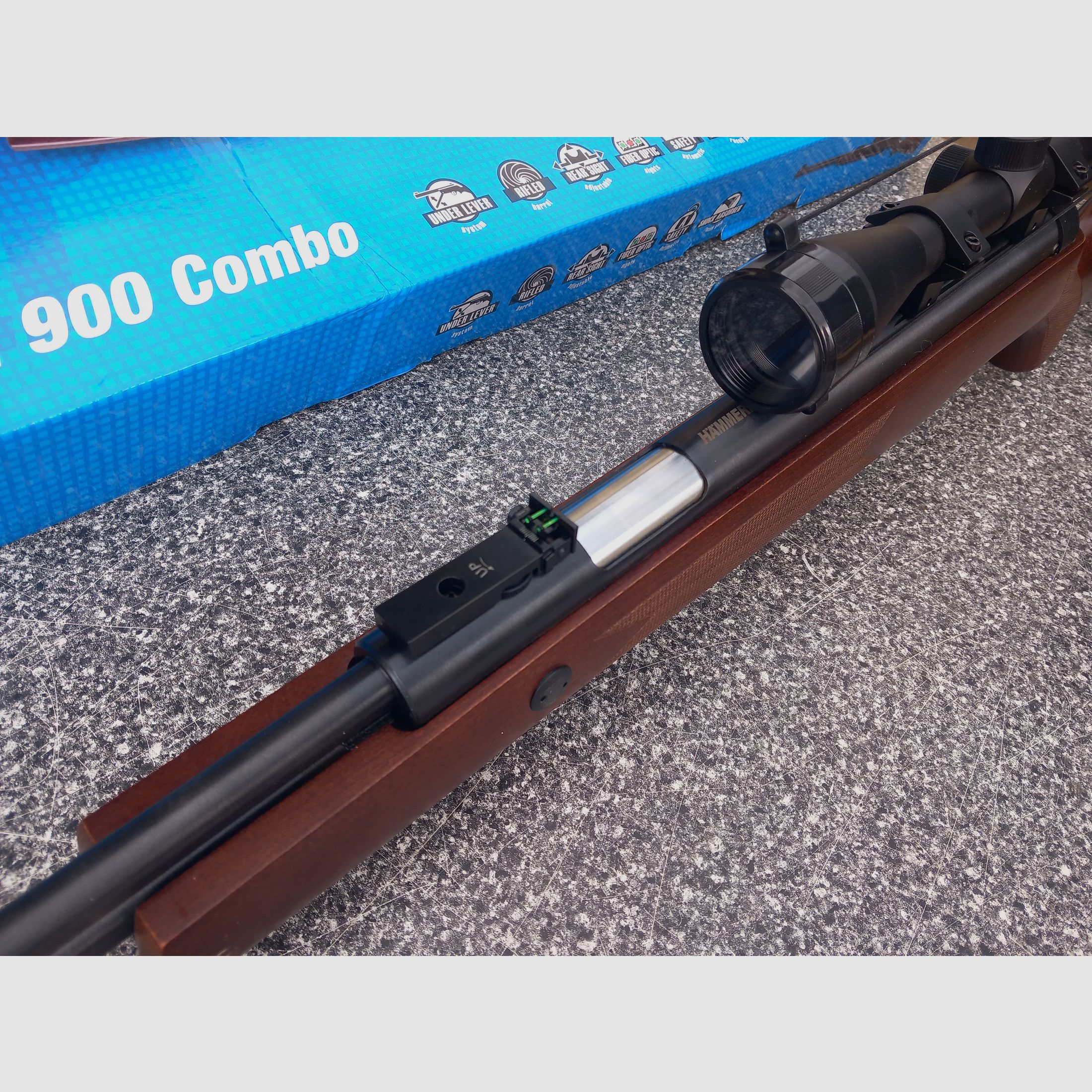 LG Hämmerli Hunter Force 900 Combo  C F 4,5mm 