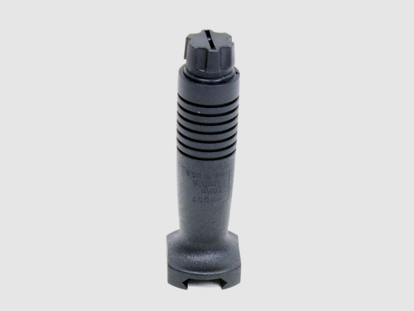 AR-15 / M16 Poignée Avant Verticale Motif Suisse - Polymère Noir