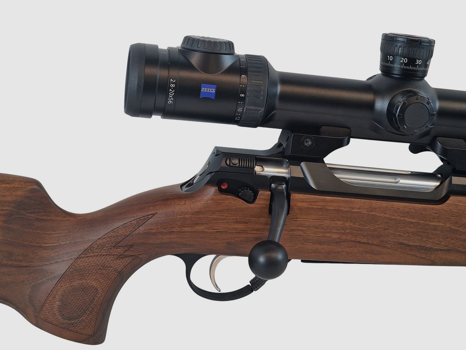 Anschütz Mod. 1782 im Kal. 30-06 Spring. LL 52cm mit M15x1 und Zeiss V8 