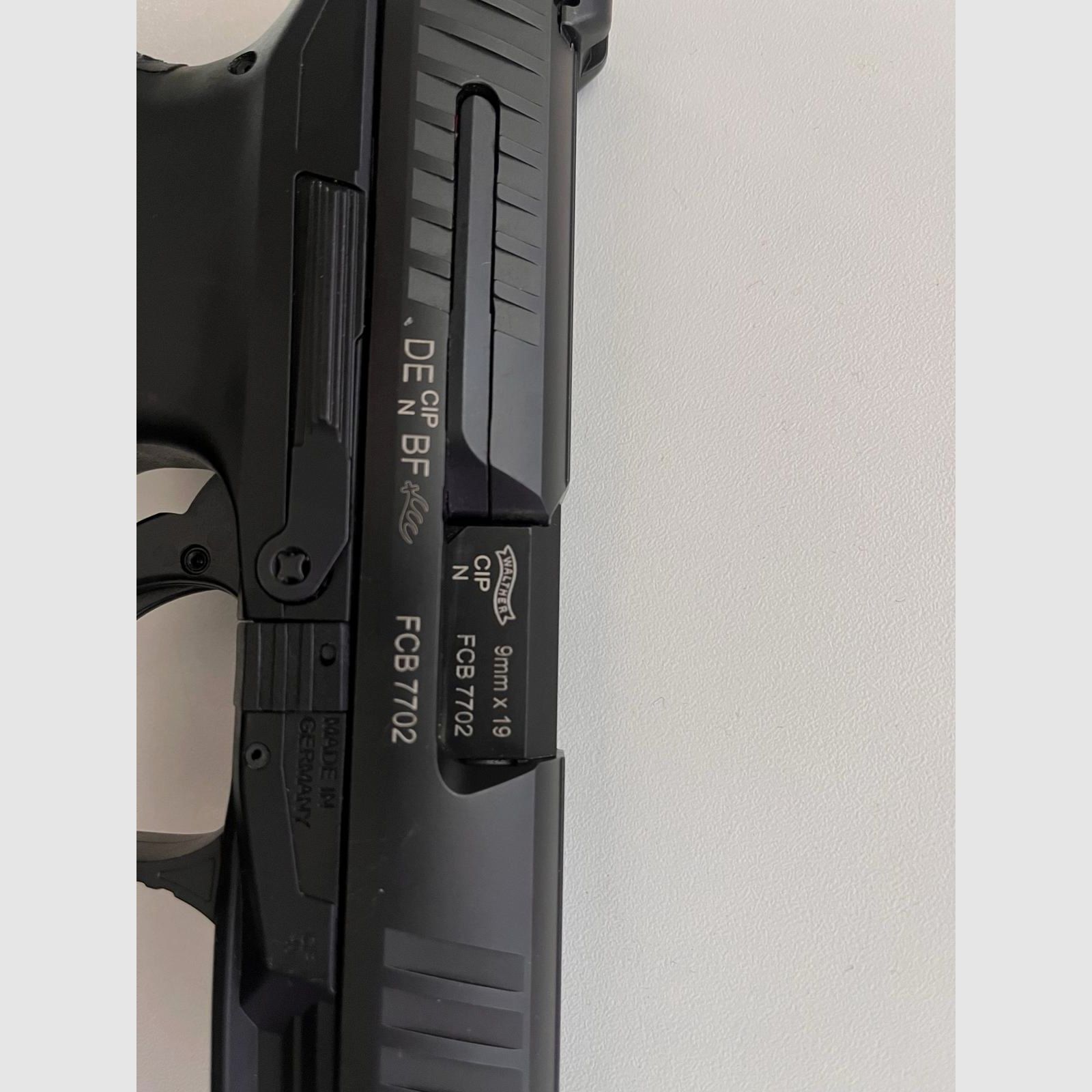 Walther PPQ 9mm Para neuwertig