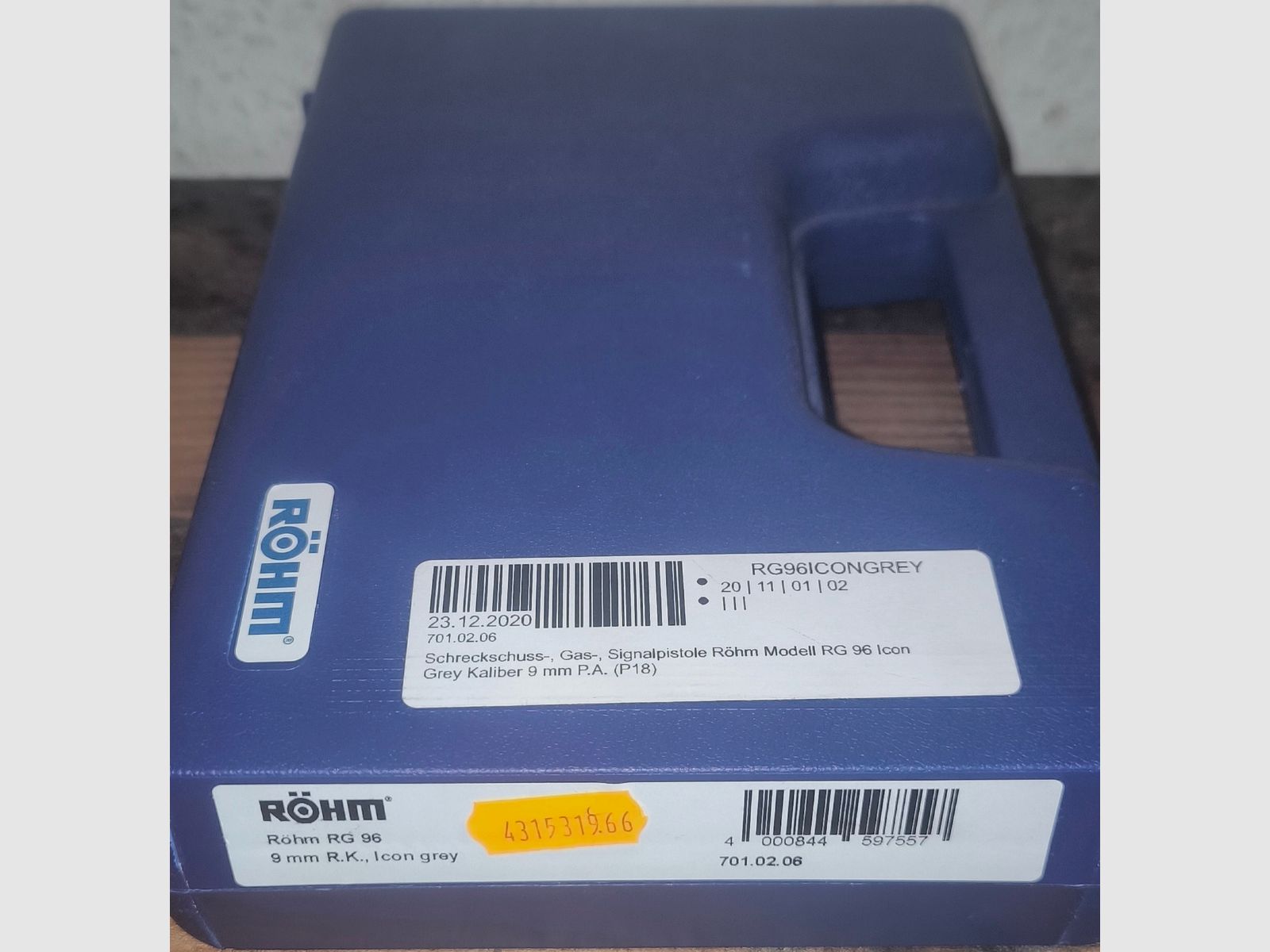 Röhm RG 96-9mmPAK  in der nur noch sehr selten zu bekommen Farbe Icon Grey 