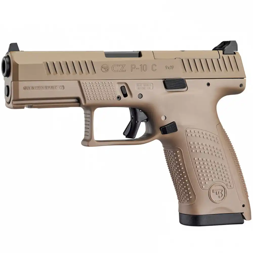 PISTOOL CZ P-10 C OR - FDE CERAKOTE - 9MM LUGER, afbeelding 1 van 4