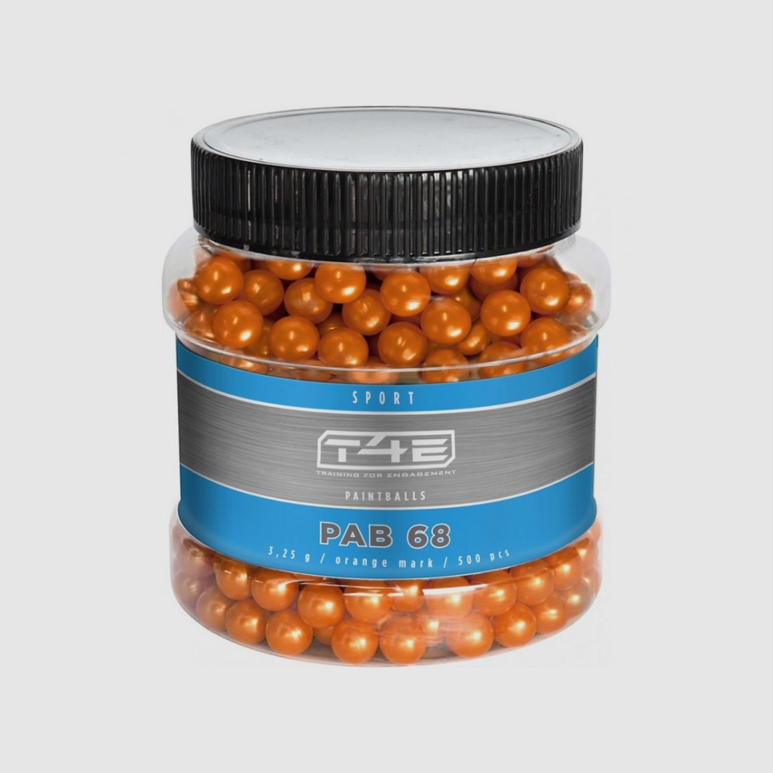 PAINTBALL BIO BILLES ORANGE CAL 68 SPORT PAB 68 X500