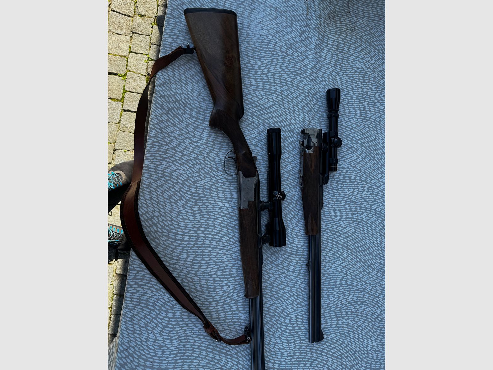 Rare FN Herstal double express rifle